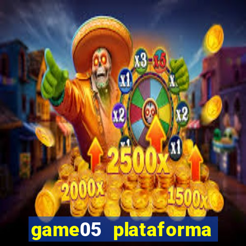 game05 plataforma de jogos