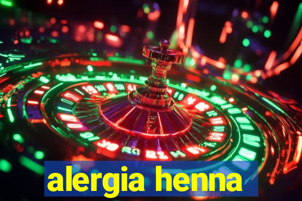 alergia henna