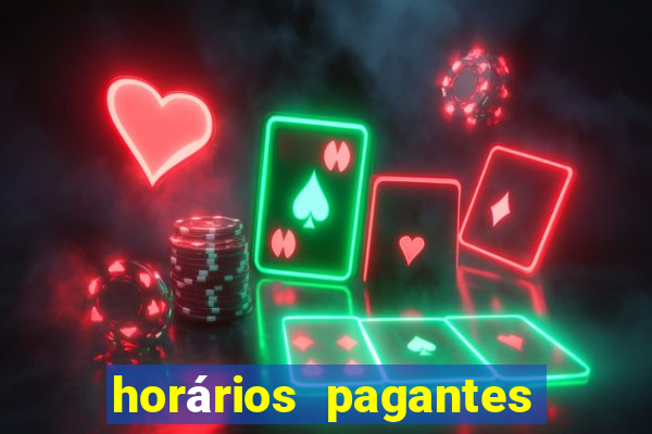 horários pagantes fortune rabbit hoje