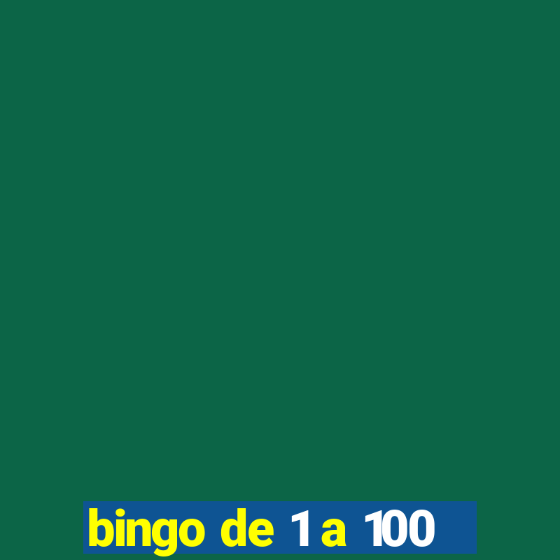 bingo de 1 a 100