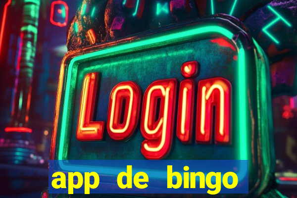 app de bingo valendo dinheiro