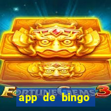 app de bingo valendo dinheiro