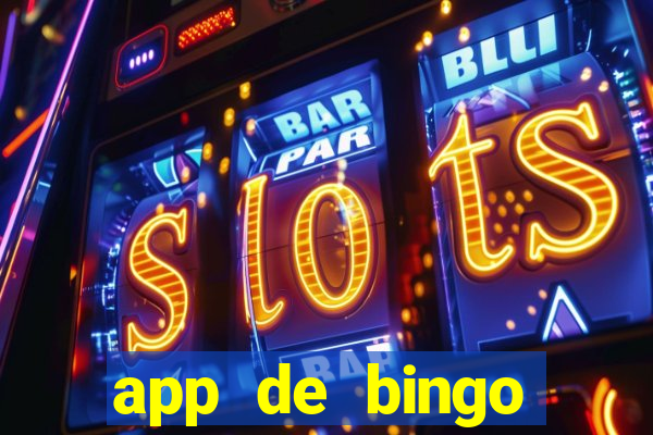 app de bingo valendo dinheiro