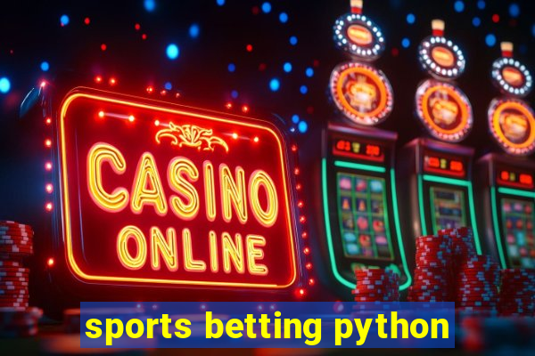 sports betting python