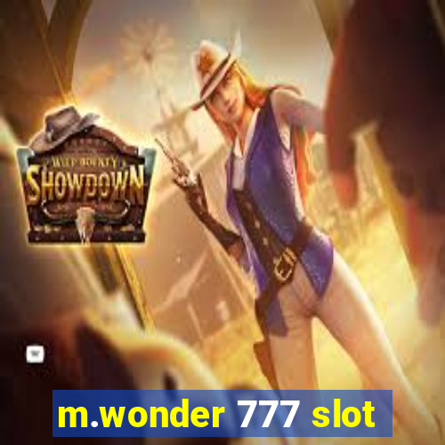 m.wonder 777 slot