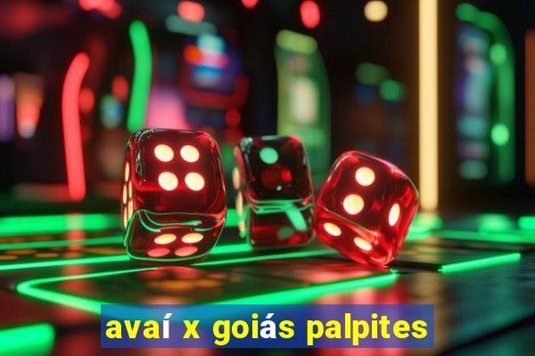 avaí x goiás palpites