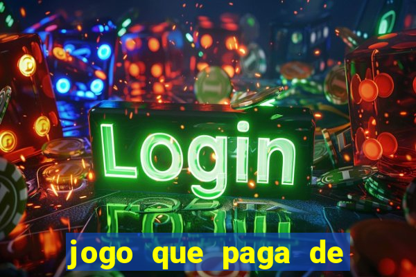 jogo que paga de verdade no pix