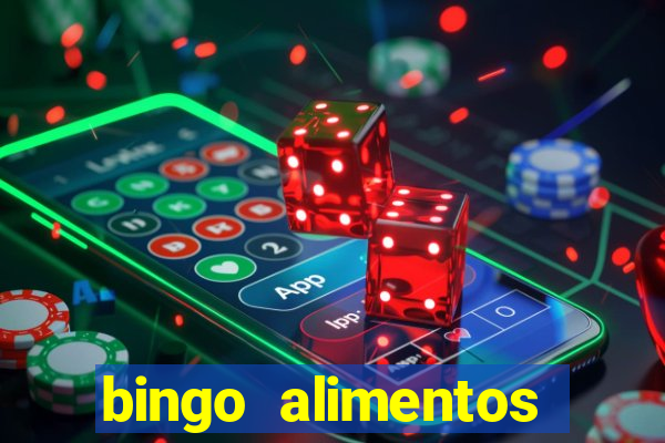 bingo alimentos para imprimir