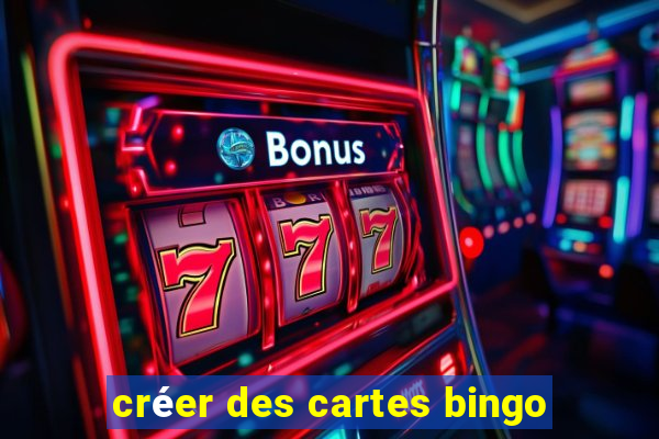 créer des cartes bingo