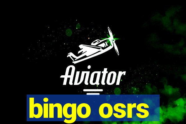 bingo osrs