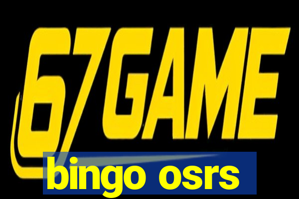 bingo osrs