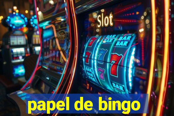 papel de bingo