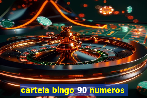 cartela bingo 90 numeros