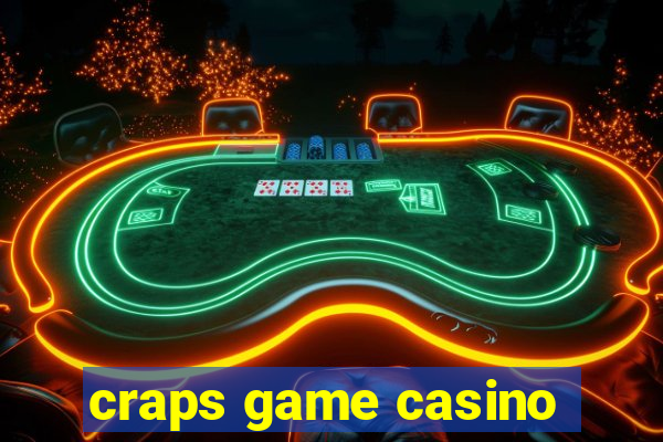 craps game casino