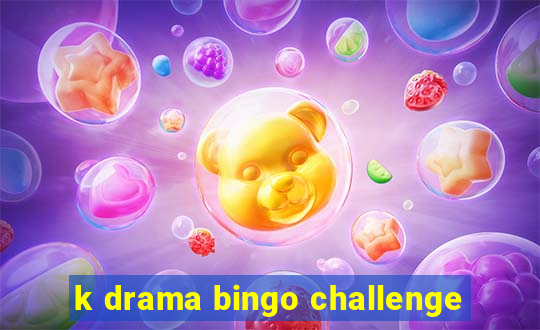 k drama bingo challenge