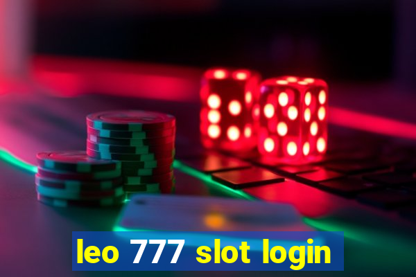 leo 777 slot login