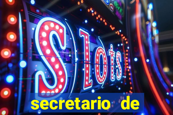 secretario de esporte salario