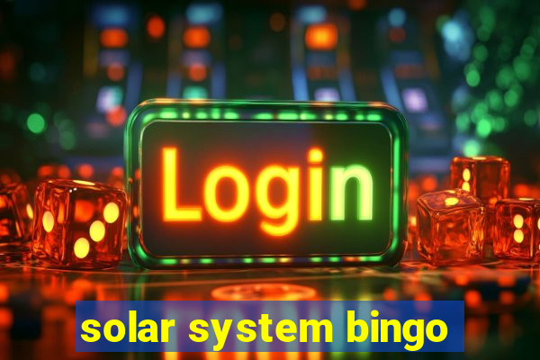 solar system bingo