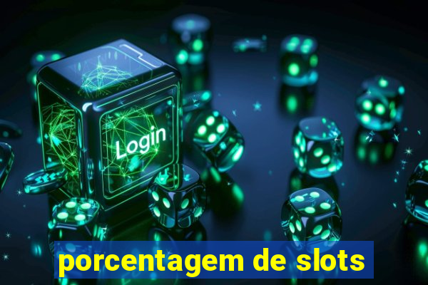 porcentagem de slots