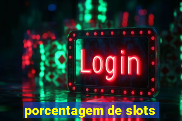 porcentagem de slots