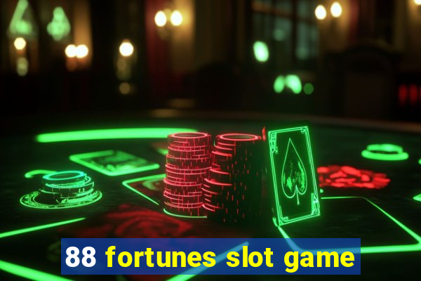 88 fortunes slot game