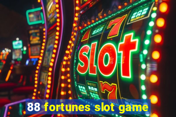 88 fortunes slot game