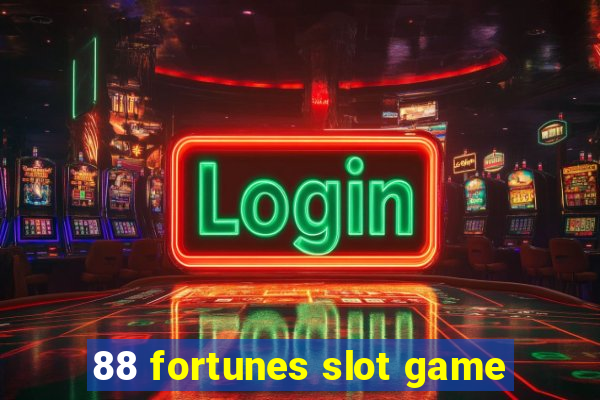 88 fortunes slot game