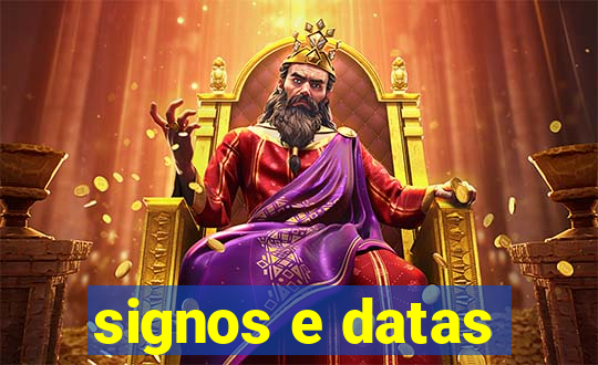 signos e datas