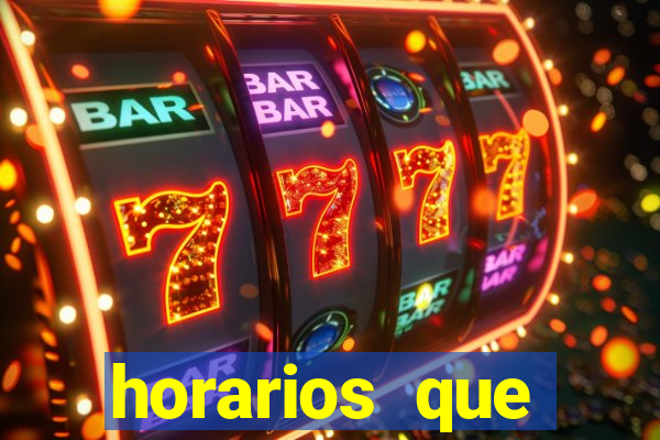 horarios que fortune tiger paga