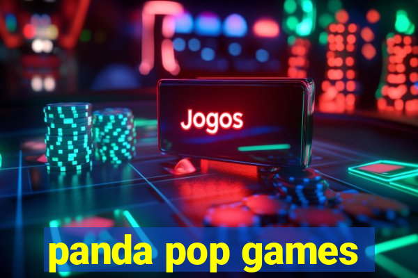 panda pop games