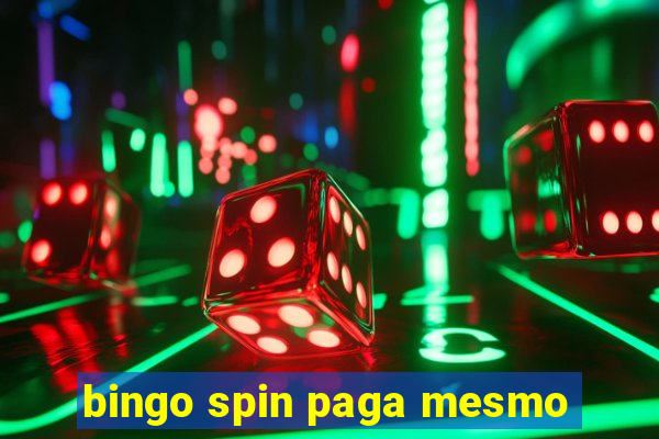 bingo spin paga mesmo