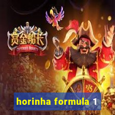 horinha formula 1