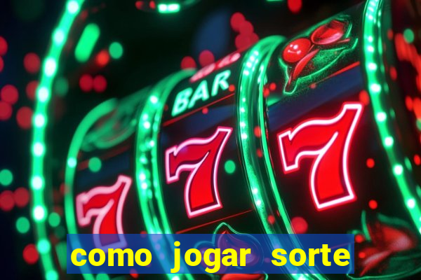 como jogar sorte do dia