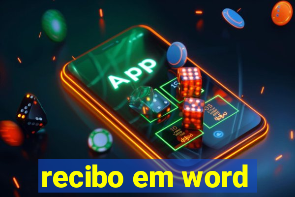 recibo em word