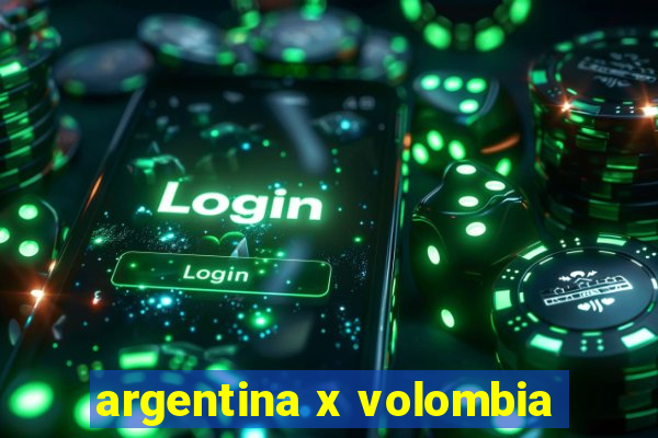 argentina x volombia