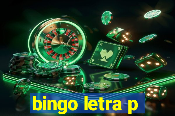 bingo letra p