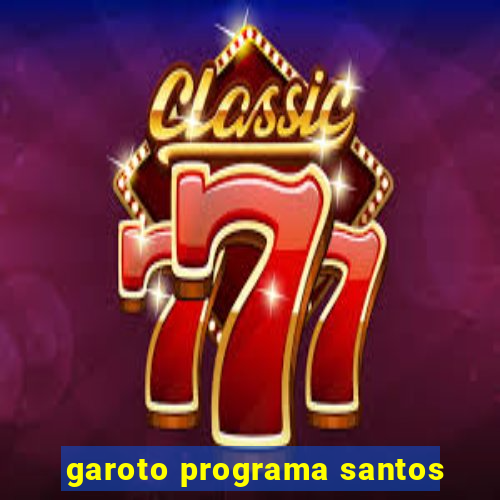 garoto programa santos