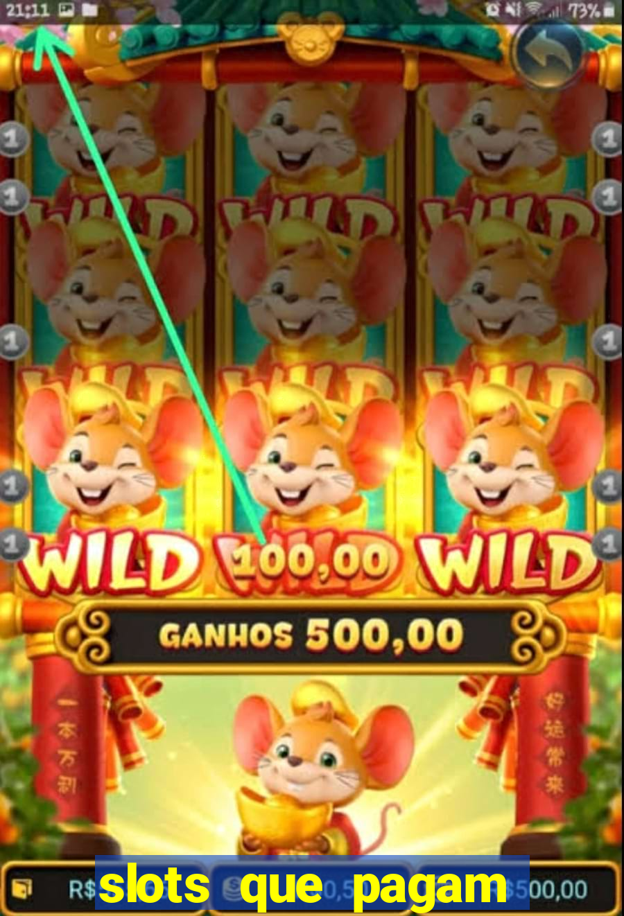 slots que pagam sem dep贸sito