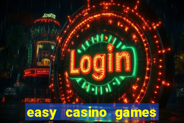 easy casino games to win money