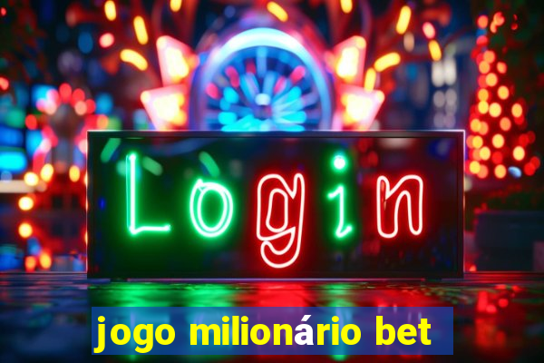 jogo milionário bet