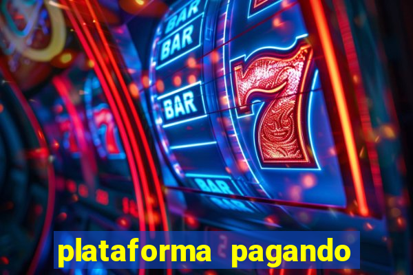 plataforma pagando fortune tiger