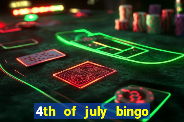 4th of july bingo cards printable free