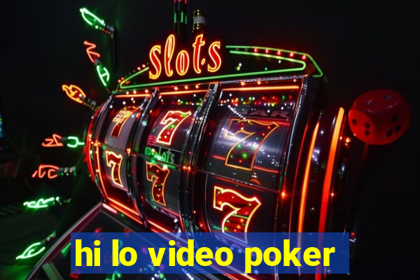 hi lo video poker