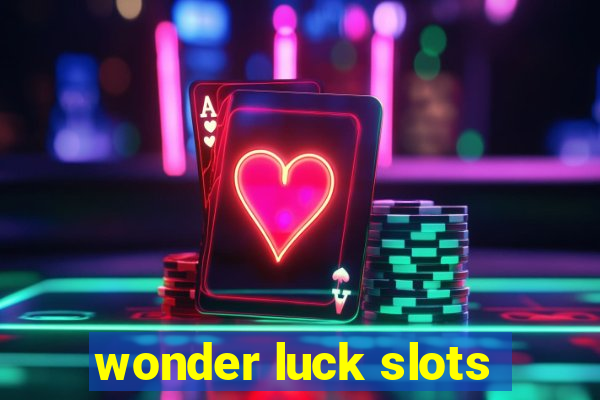 wonder luck slots