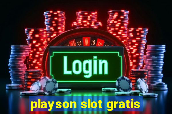 playson slot gratis