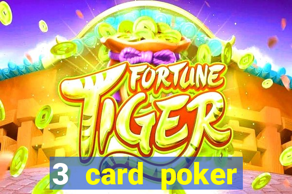 3 card poker casino game