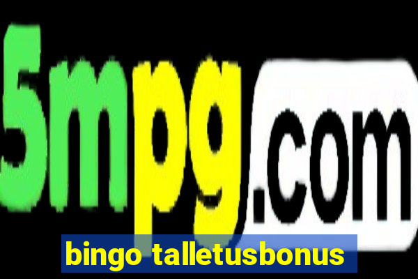 bingo talletusbonus