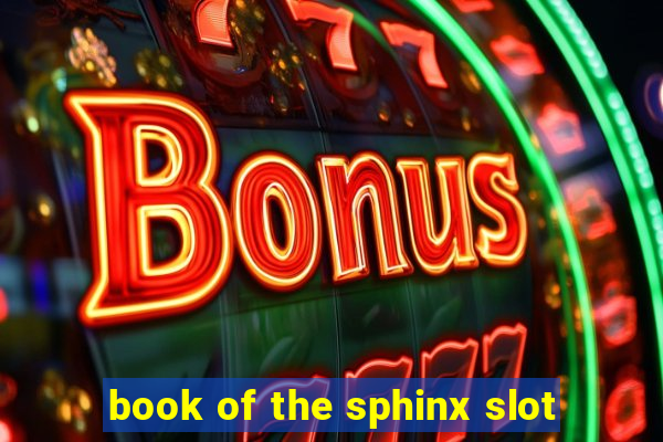 book of the sphinx slot