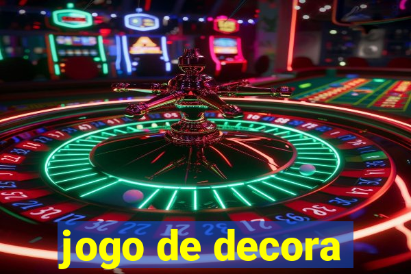 jogo de decora