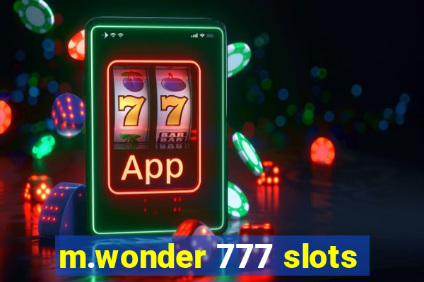 m.wonder 777 slots